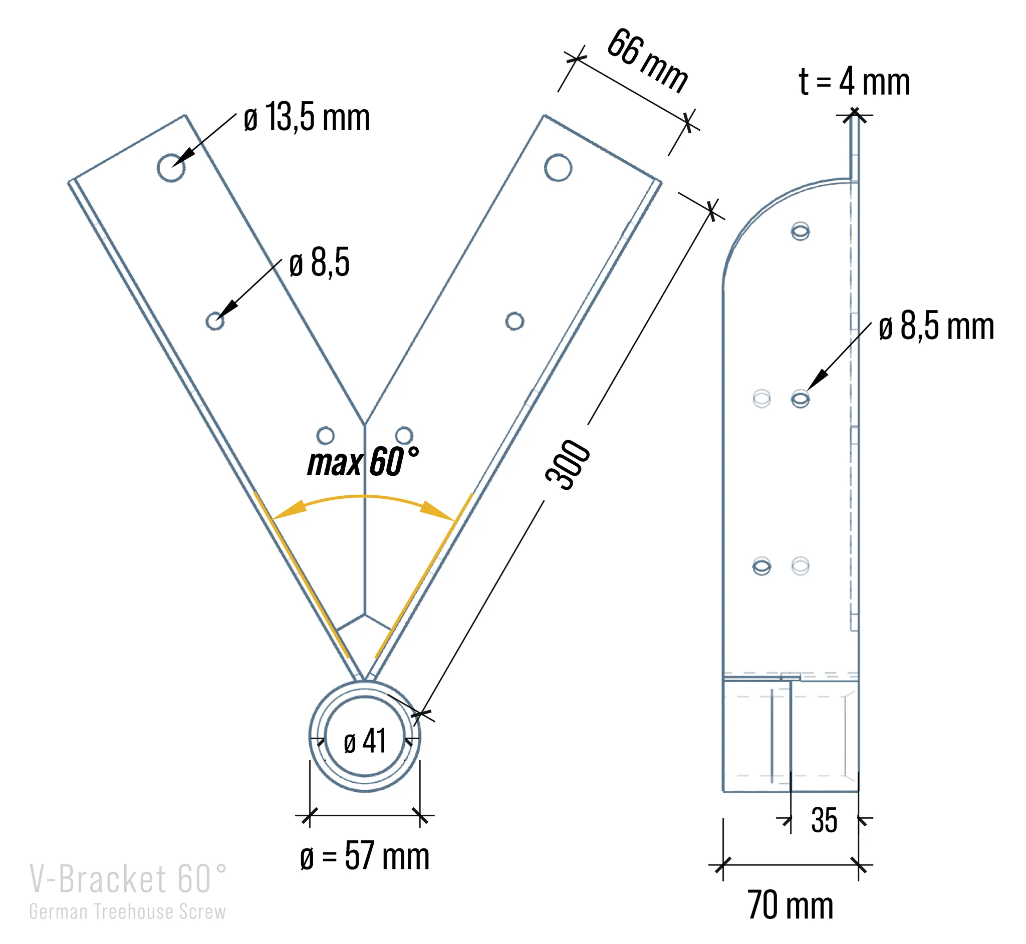 Dreieck-Halterung – Vario 60 - Image 8