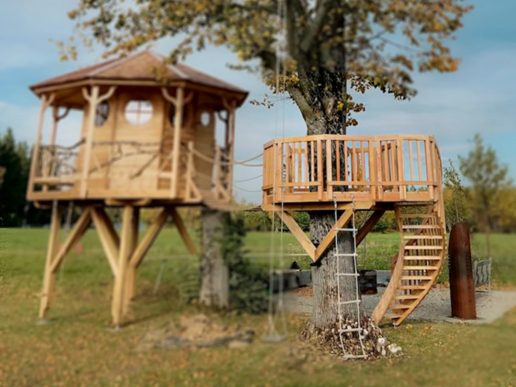 S Baumhaus-Bausatz für 1–2 Bäume, Dreieck V90 - Image 5