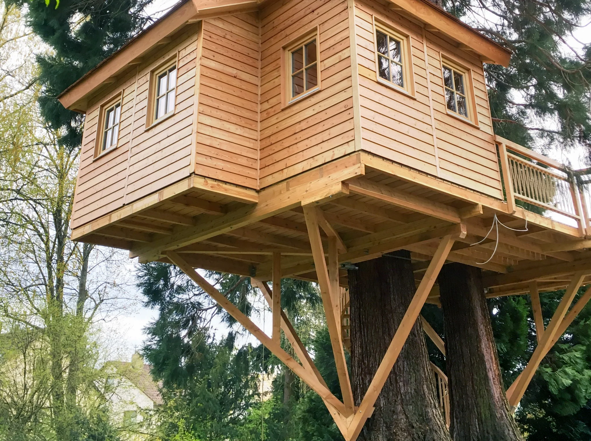 XXL Baumhaus-Bausatz für 1–2 Bäume, Dreieck GTS+ - Image 7