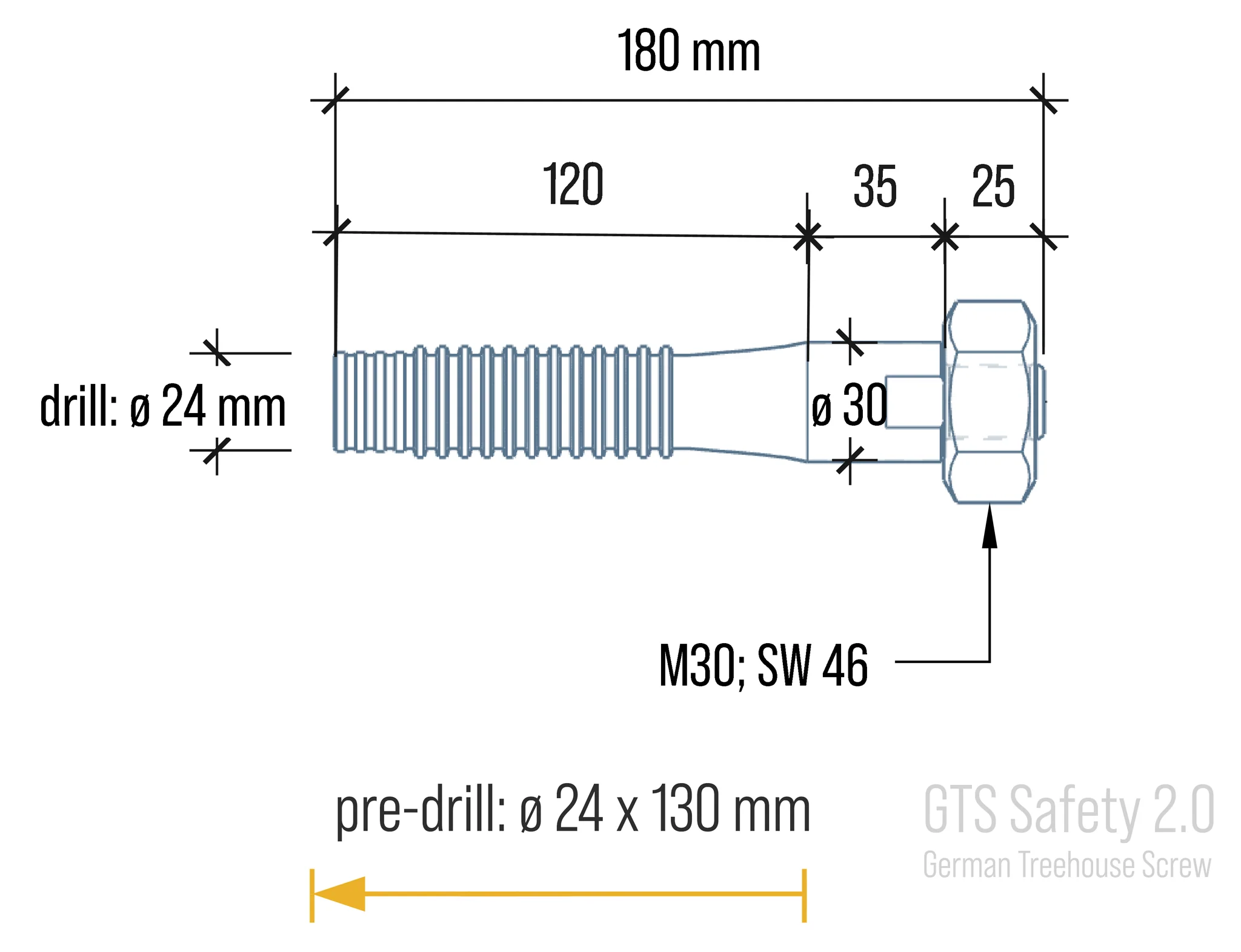 GTS Safety – Baumschraube bis 1.100 kg Tragkraft - Image 10