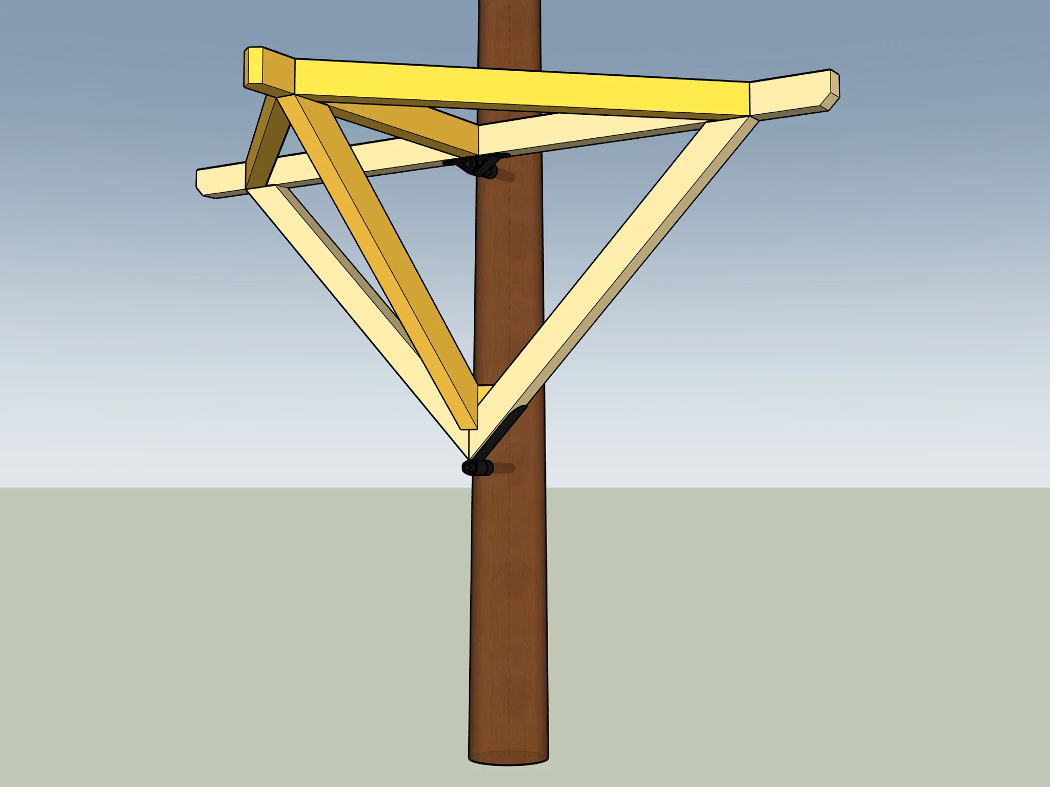 S Dreieck-Befestigungs-Set, V90 - Image 6